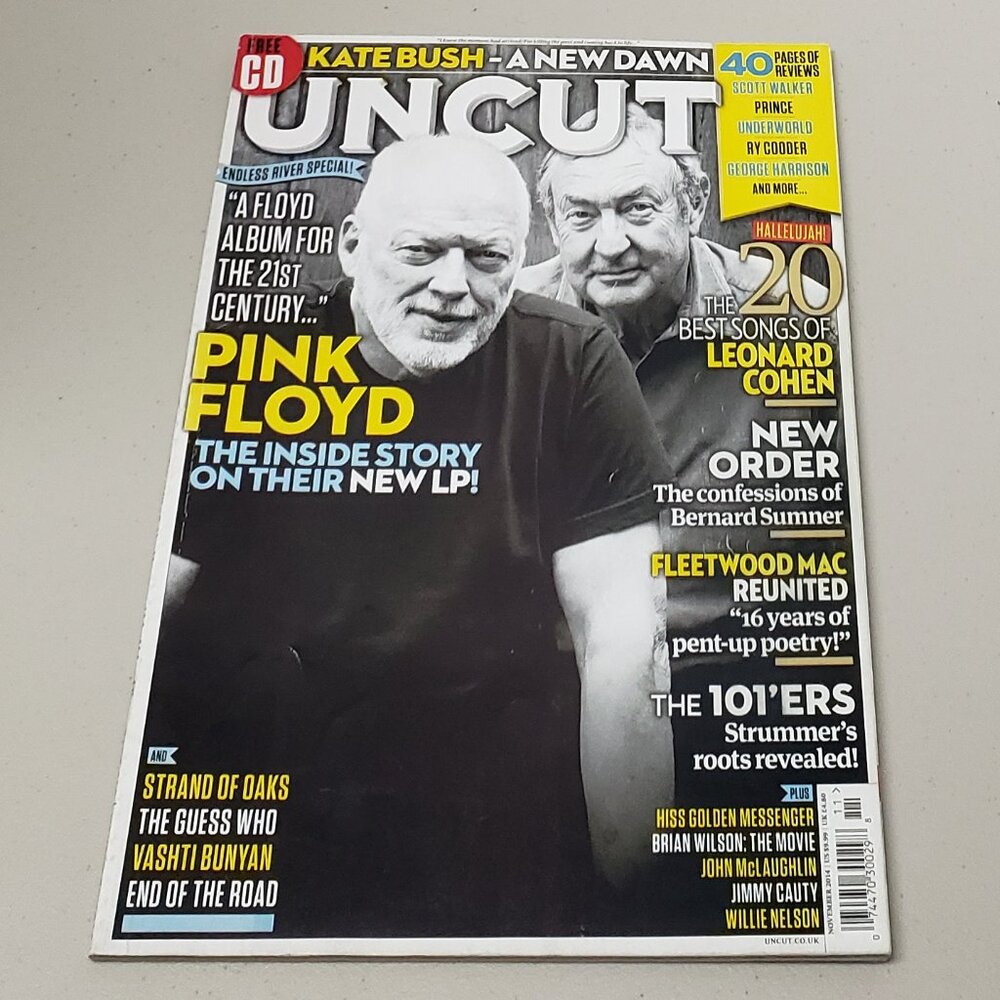 Uncut Magazine Pink Floyd Nov 2014